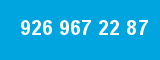926 967 22 87 926 967 22 87